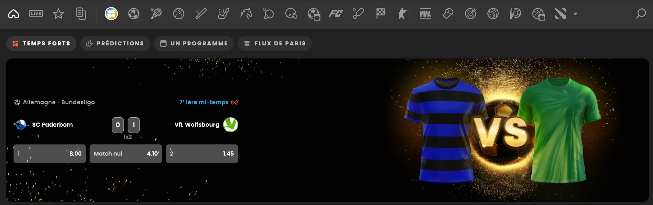 Paris sportifs en ligne et sportsbook sur Lucky Block