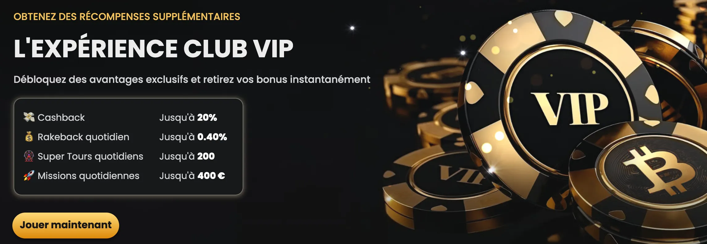 Programme VIP et récompenses exclusives de Lucky Block